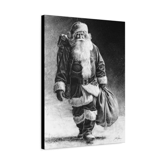 "Right Down Santa Claus Lane" Stretched Canvas