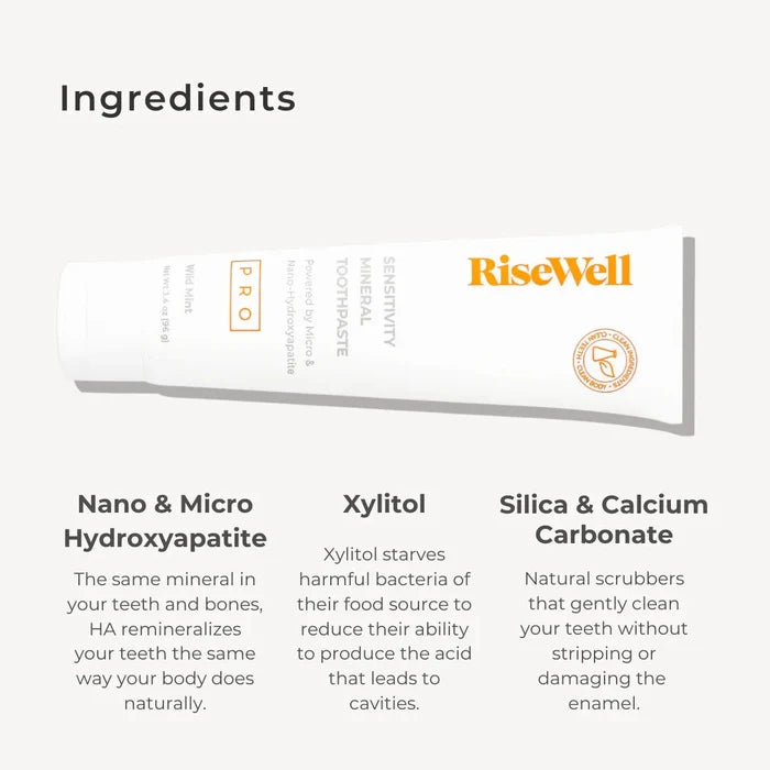 PRO Mineral Toothpaste - RiseWell - Living with Ivey
