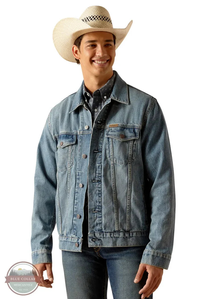 Ariat 10048254 Roby Denim Trucker Jacket, front