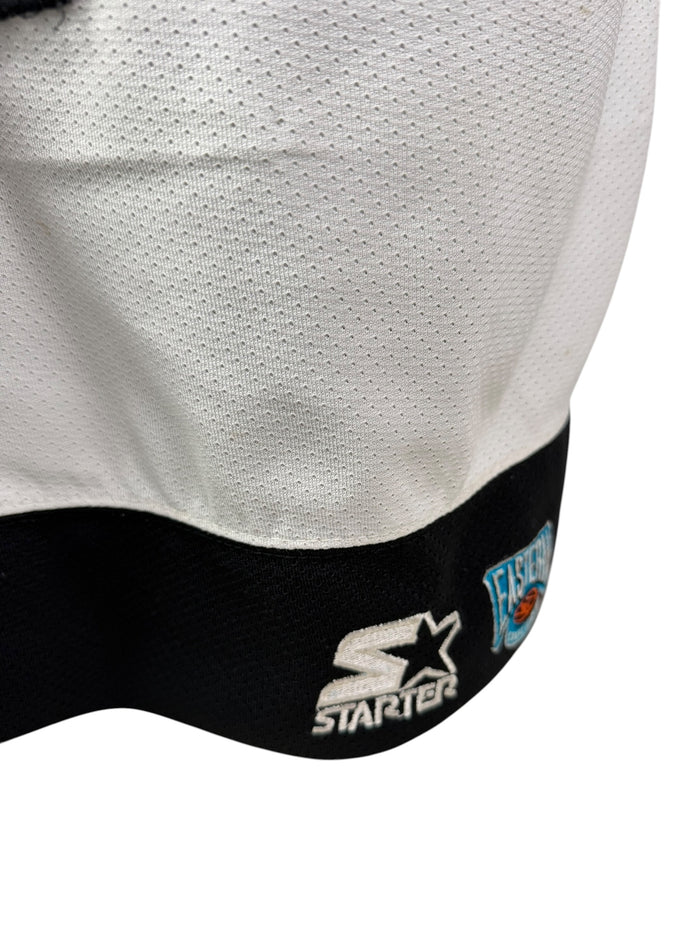 ROD BRIND'AMOUR  PHILADELPHIA FLYERS VINTAGE 1990'S AUTHENTIC SIGNED STARTER JERSEY ADULT LARGE