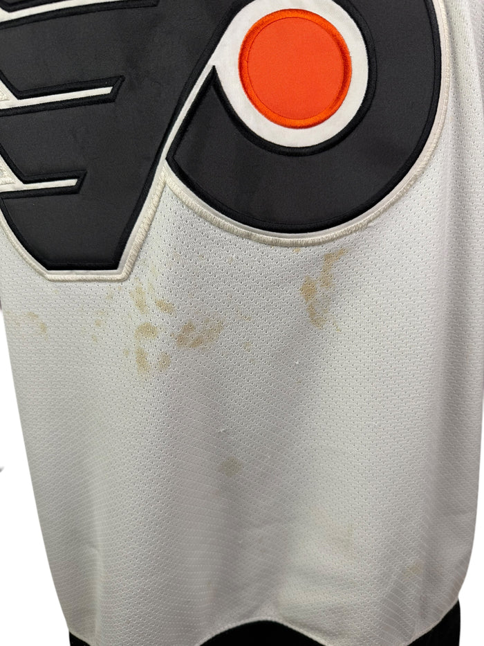 ROD BRIND'AMOUR  PHILADELPHIA FLYERS VINTAGE 1990'S AUTHENTIC SIGNED STARTER JERSEY ADULT LARGE