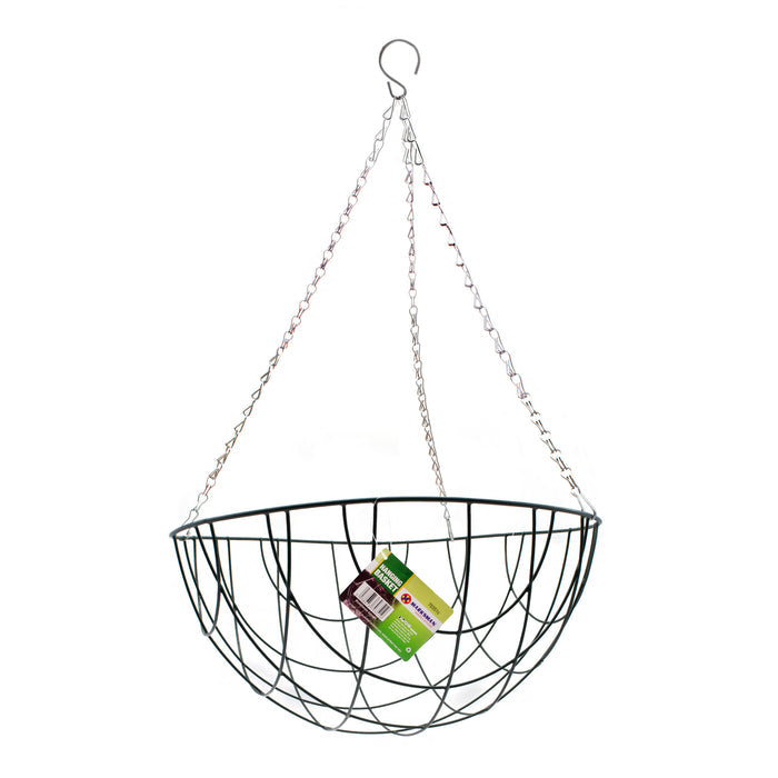 large metal hanging basket