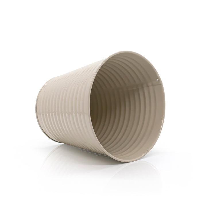 Cream Metal Plant Pot