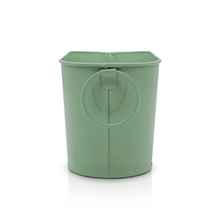 Green Metal Rectangular Planter