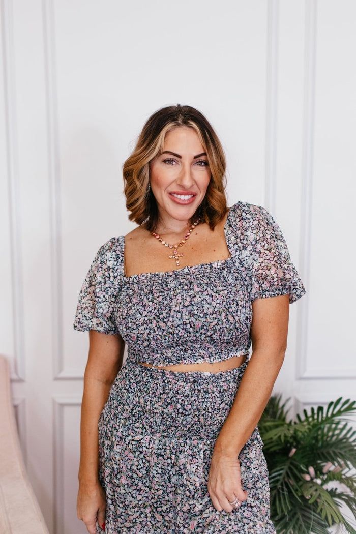 Ruffle & Roam Top - FINAL SALE - Macoma Boutique100 Short Sleeve