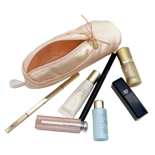 Satin Ballet Shoe cosmetic/pencil case