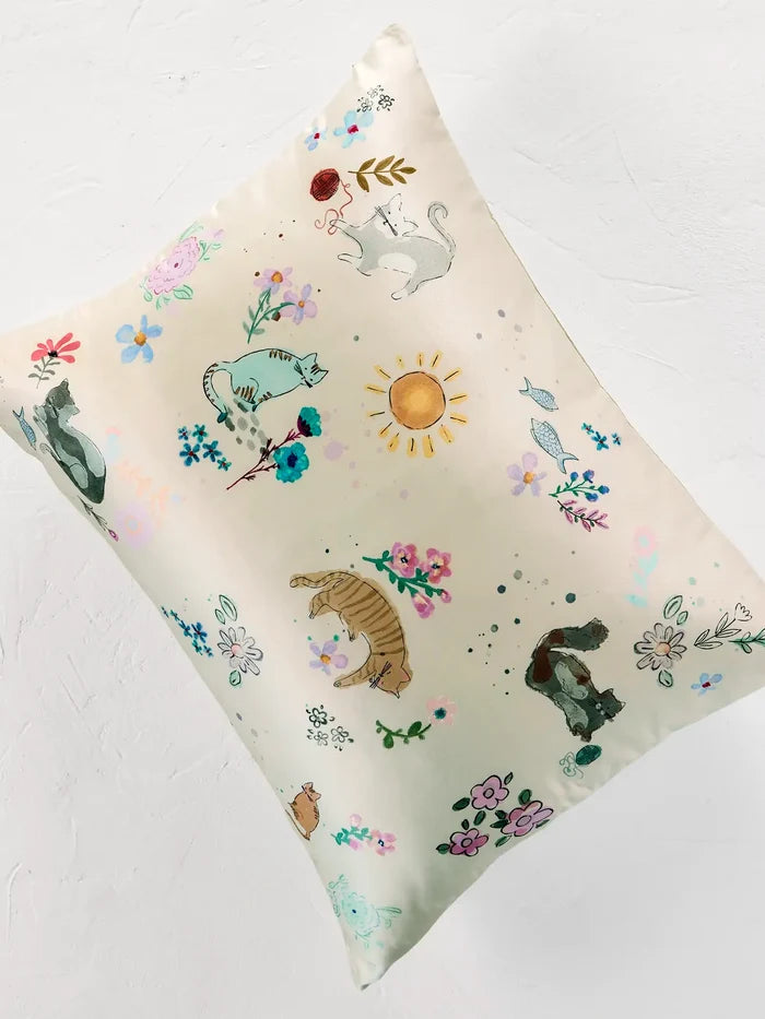 Satin Pillowcase - Cats-view 2