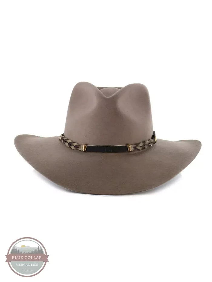 Stetson SBDFTR-1634 Drifter 4X Buffalo Fur Felt Hat in Stone Front View