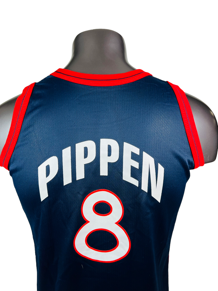 SCOTTIE PIPPEN DREAM TEAM II USA VINTAGE 1996 CHAMPION JERSEY YOUTH XL