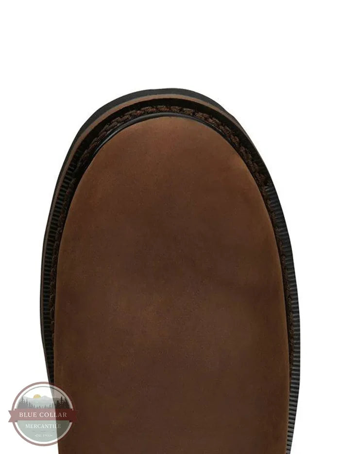 Justin SE4960 Wyoming Waterproof 10 Inch Work Boots toe view