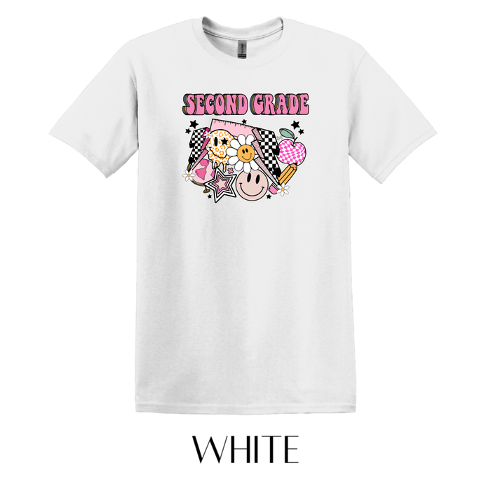 Second Grade Graphic Tee - FINAL SALE - Macoma Boutique555 Presales