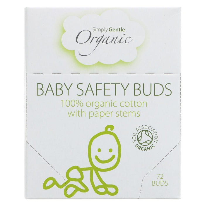 100% organic cotton ear buds.