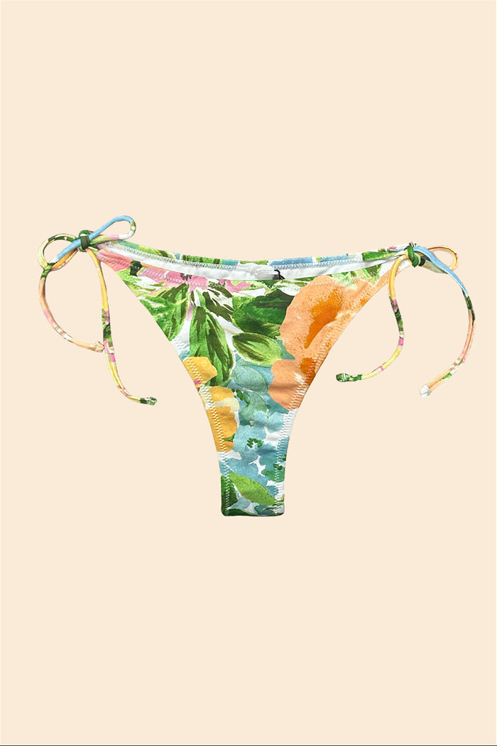 Floral mid-rise bikini bottom – Solace