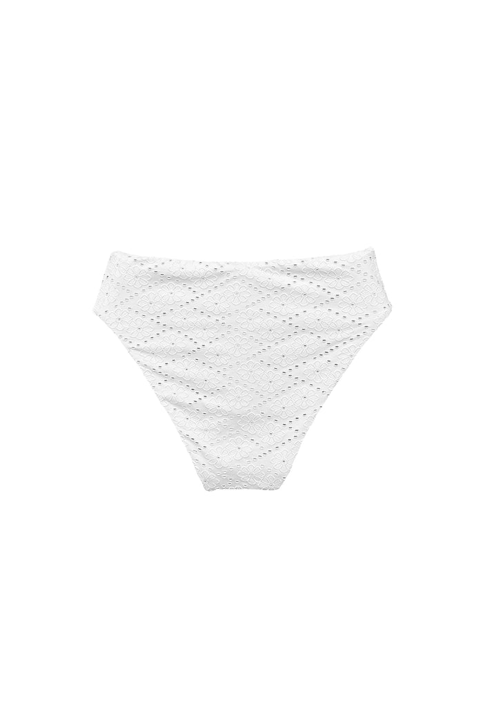 Solstice white eyelet bottom, vintage-inspired cut