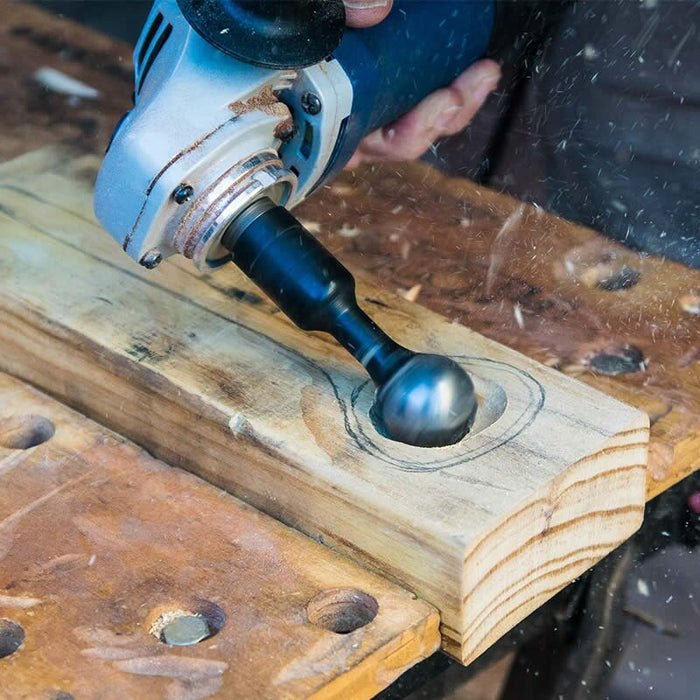 Spherical rotating burr