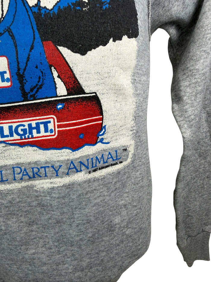 SPUDS MACKENZIE BUD LIGHT VINTAGE 1980'S  CREW SWEATSHIRT ADULT MEDIUM