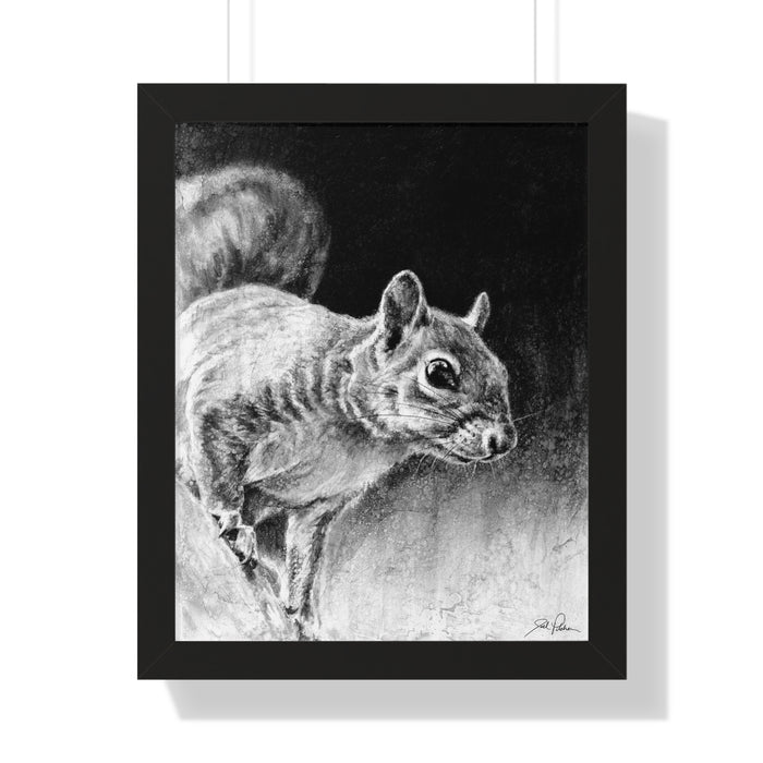 "Squirrel" Framed Paper Print