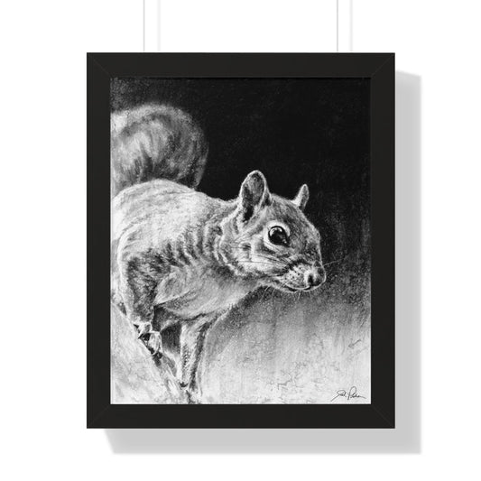 "Squirrel" Framed Paper Print