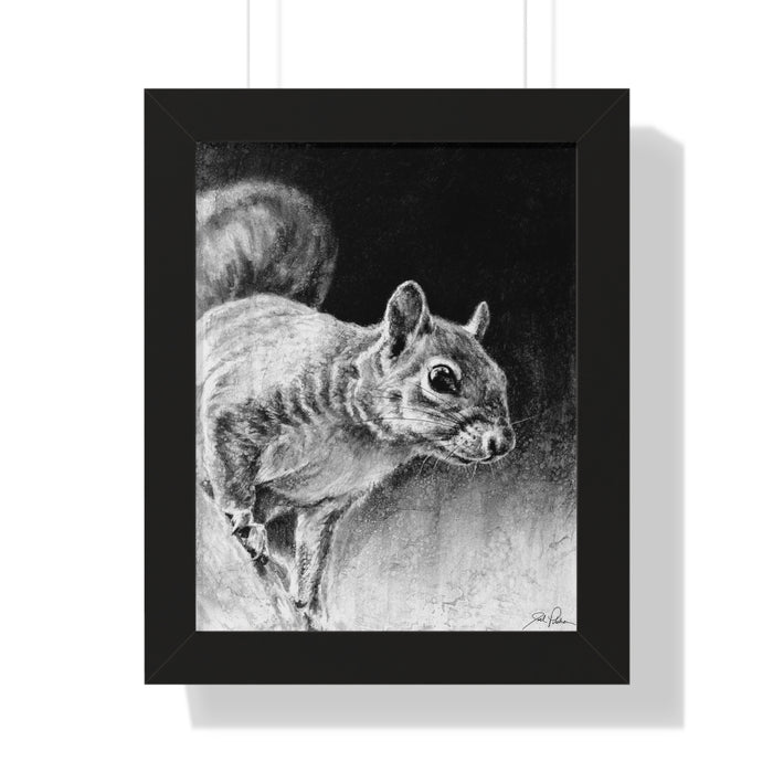 "Squirrel" Framed Paper Print