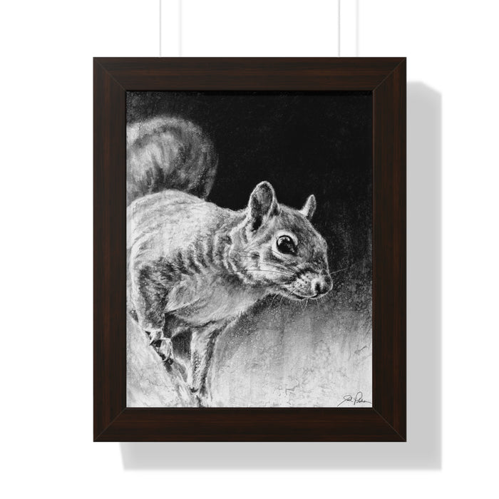 "Squirrel" Framed Paper Print