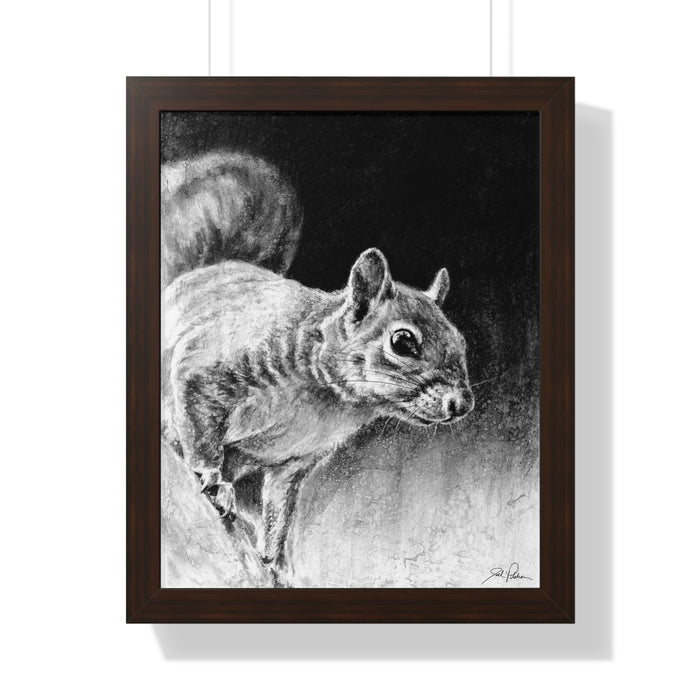 "Squirrel" Framed Paper Print