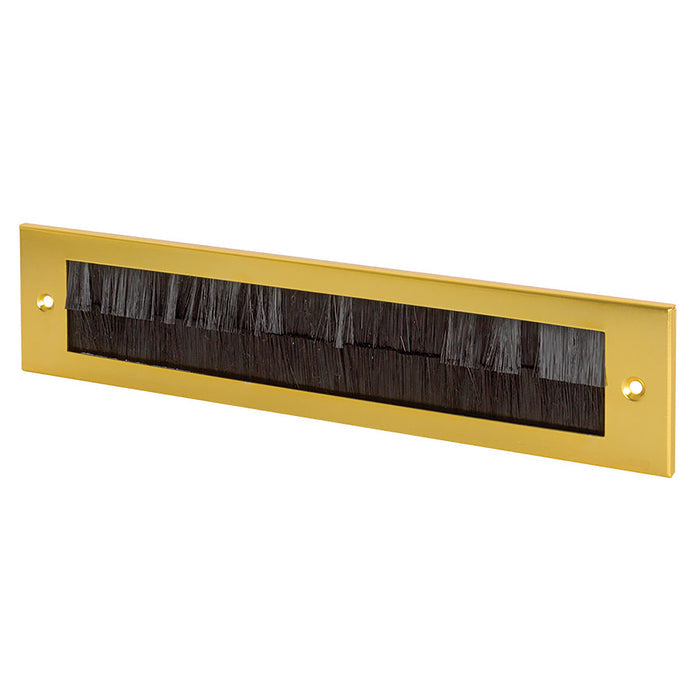 Stormguard letterbox brush seal in gold