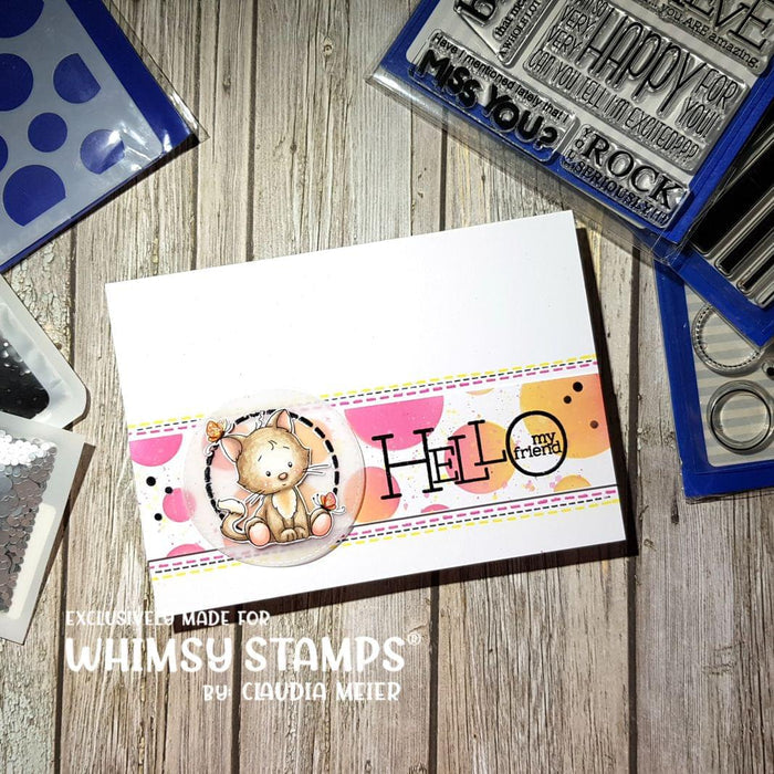 Sweet Kitties - Digital Stamp - Whimsy Stamps