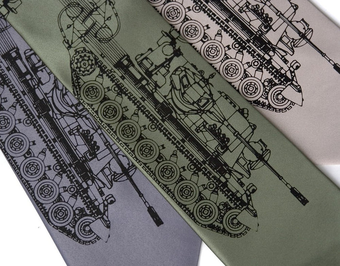Black ink on sage green, silver, champagne. Standard width.