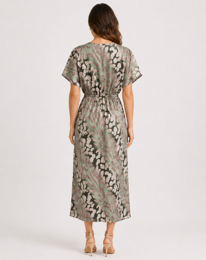 Tara - Breezy V-Neck Maxi Dress Wedding Guest Bridesmaid Evening Gown Cocktail