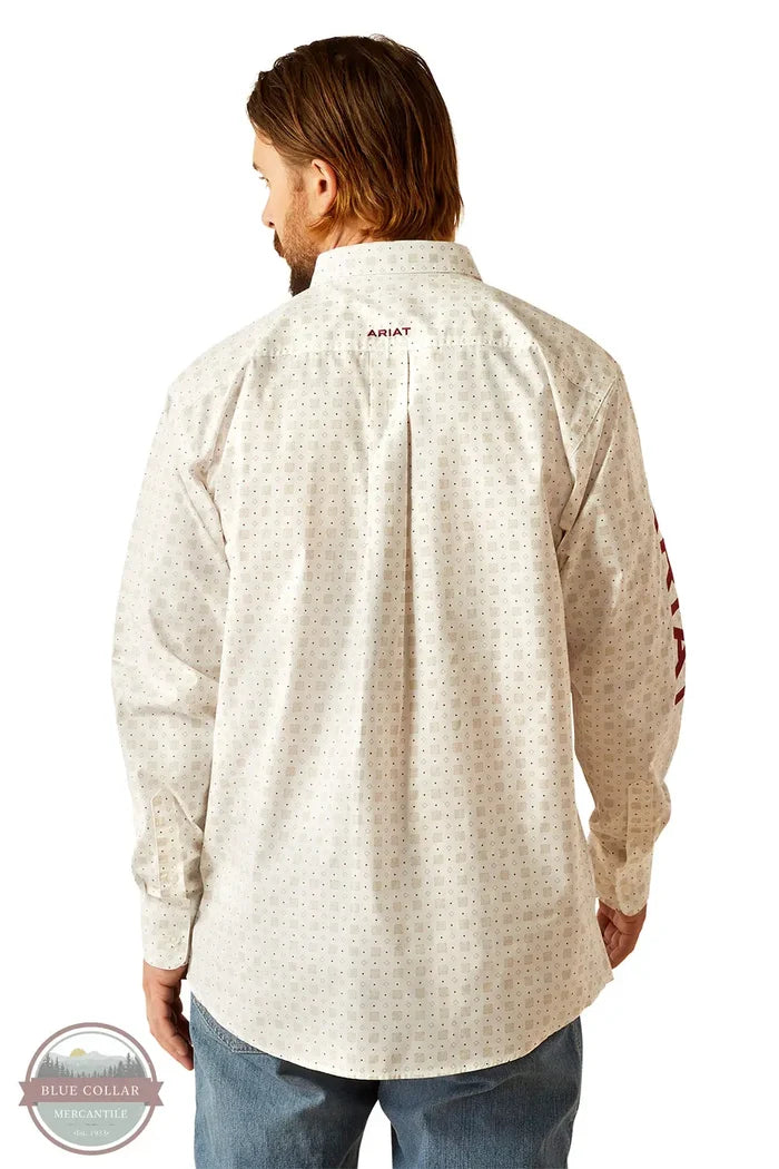 Ariat 10054639 Team King Classic Fit Long Sleeve Shirt, rear