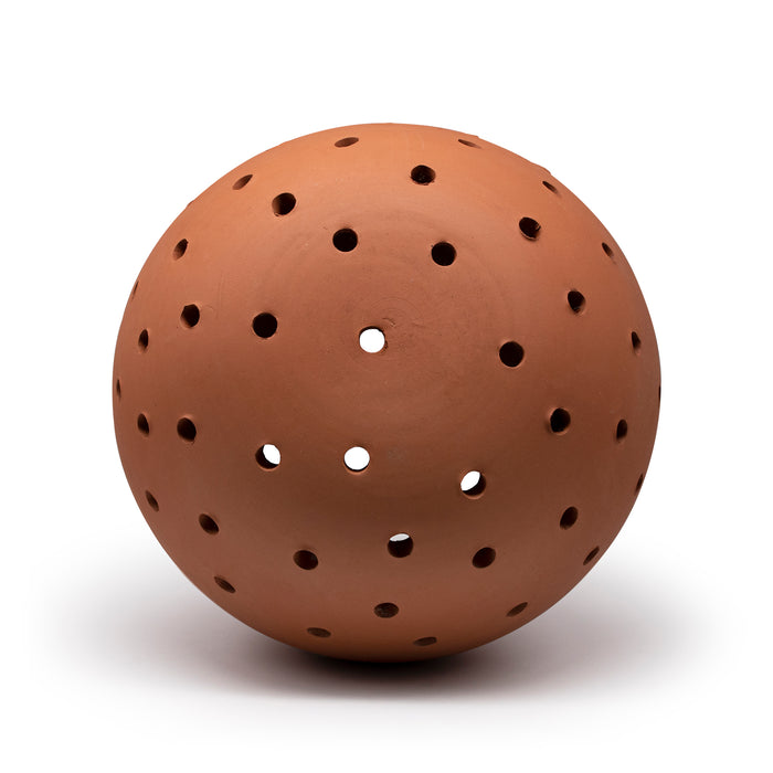 Bottom of natural terracotta worm composter for your garden.