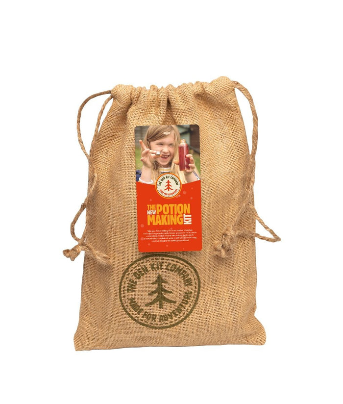 Outdoor Potion Making Kit in eco-friendly hessian sack.