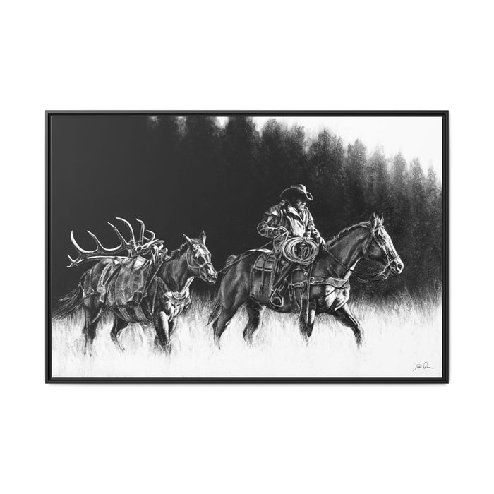 "The Long Haul" Framed Canvas