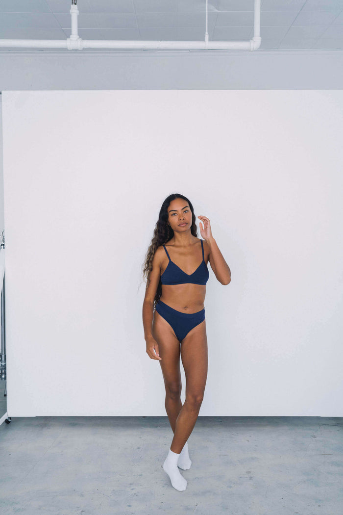 Navy | Model is wearing size XS