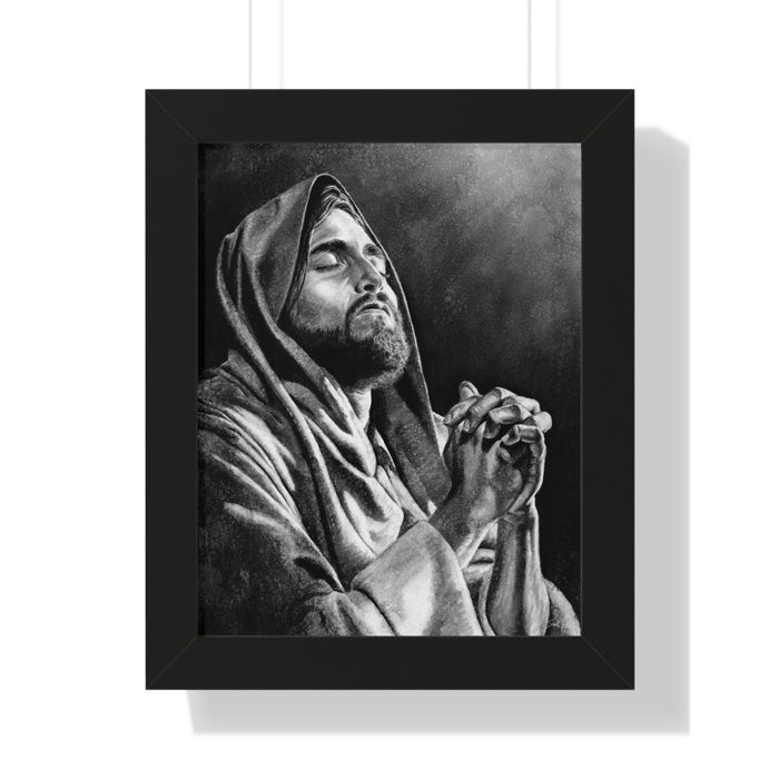"Thy Will Be Done" Framed Paper Print