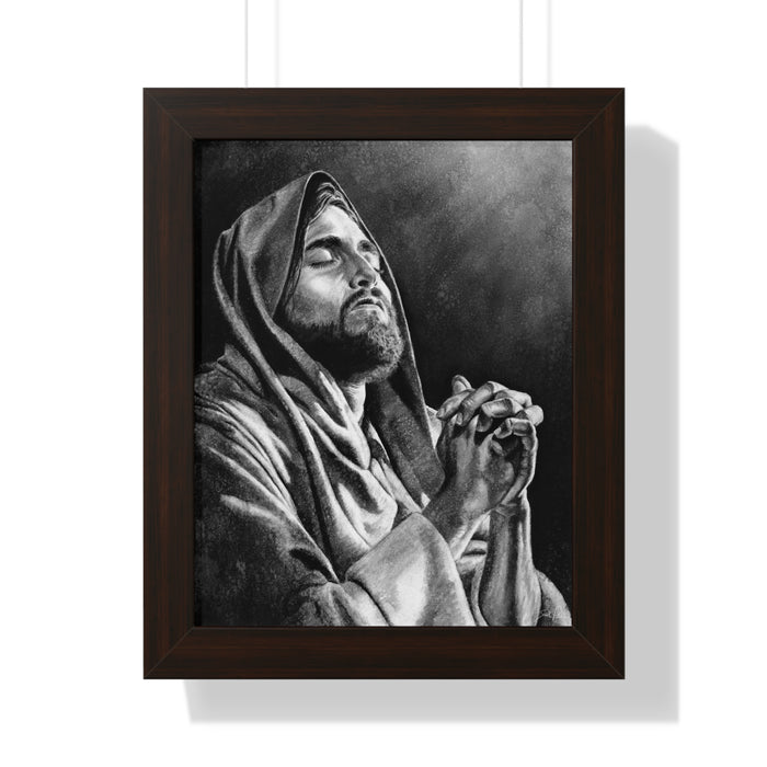 "Thy Will Be Done" Framed Paper Print