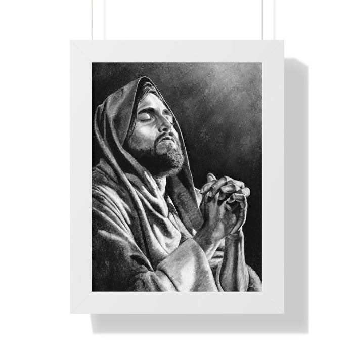 "Thy Will Be Done" Framed Paper Print