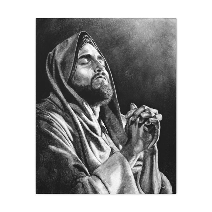 "Thy Will Be Done" Stretched Canvas