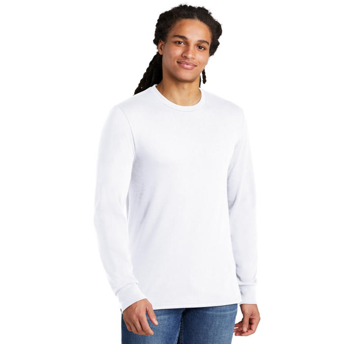 Tri Blend Long Sleeve Tee (CHOOSE COLOR AND LOGO)