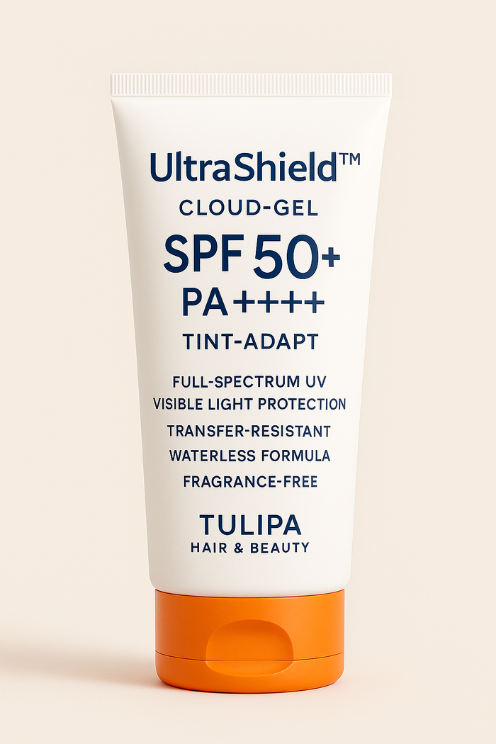UltraShield™ Cloud-Gel SPF 50+ PA++++ (Tint-Adapt) - Tulipa Hair & Beauty