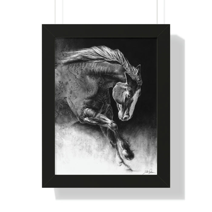 "Unbridled" Framed Paper Print