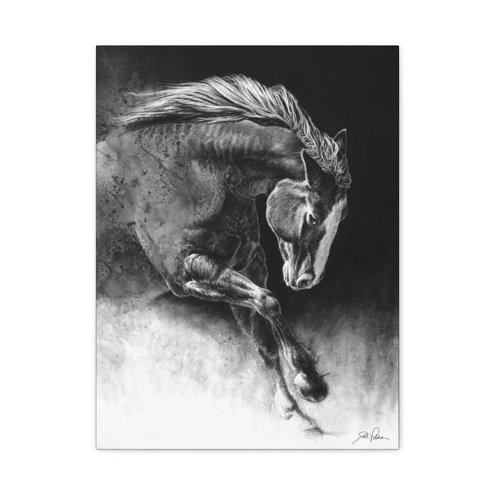 "Unbridled" Stretched Canvas