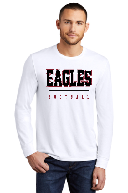 Unisex Eagles Football Long Sleeve Tee