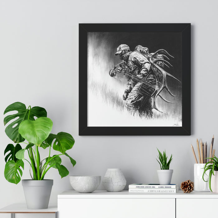 "Uphill Battle" Framed Paper Print
