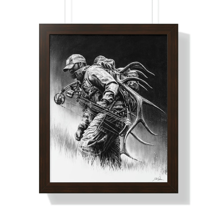 "Uphill Battle" Framed Paper Print