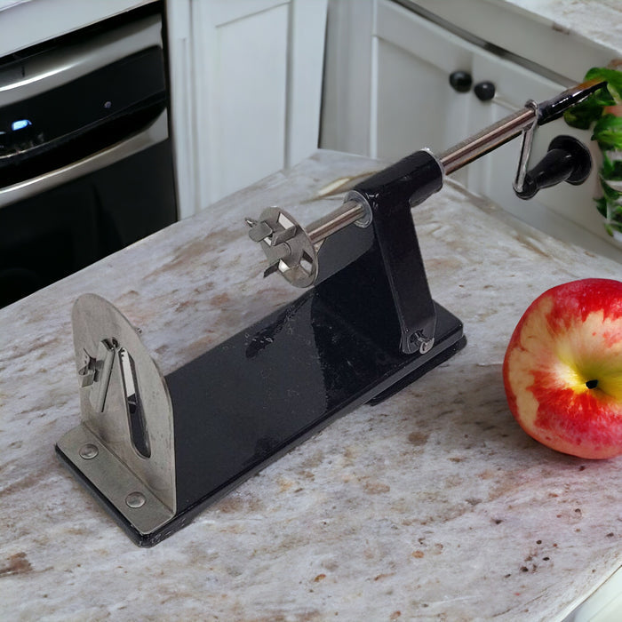 Vegetable spiralizer slicer kitchen tool used to create spiral cut vegetables like zucchini noodles and fruit spirals.