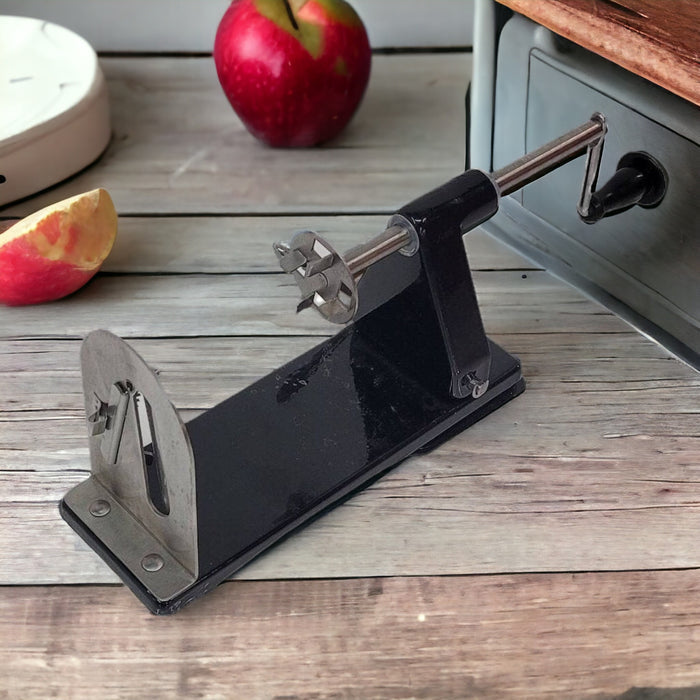 Vegetable spiralizer slicer kitchen tool used to create spiral cut vegetables like zucchini noodles and fruit spirals.