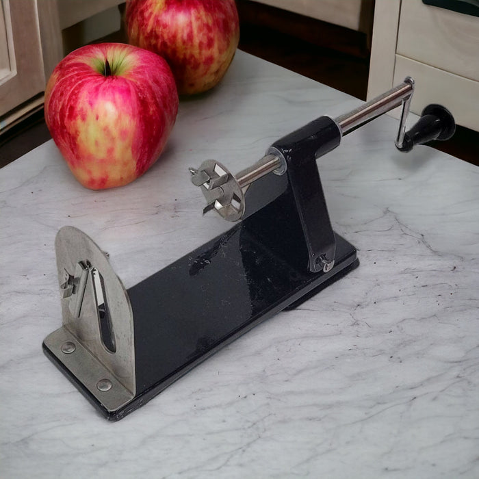 Vegetable spiralizer slicer kitchen tool used to create spiral cut vegetables like zucchini noodles and fruit spirals.