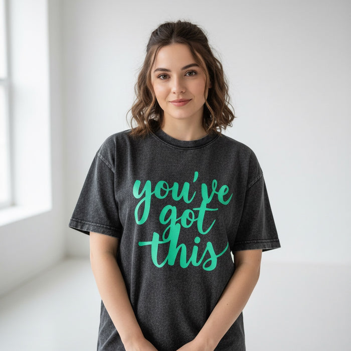 VINTAGE WASH 'YOU'VE GOT THIS TEE' - Mint