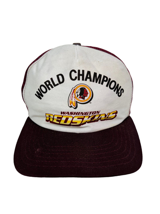 WASHINGTON REDSKINS VINTAGE 1987 WORLD CHAMPIONS MESH SNAPBACK ADULT HAT